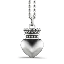 New Zancan Silver Necklace With Heart. Colliers