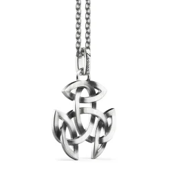 Store Zancan Silver Necklace With Celtic Pendant. Colliers