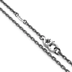 Outlet Zancan Silver Necklace With Pirate Skull Pendant. Colliers