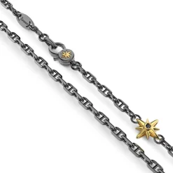 Discount Zancan Silver Necklace With Wind Rose. Colliers