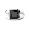 Online Zancan Silver Ring With Onyx. Bagues