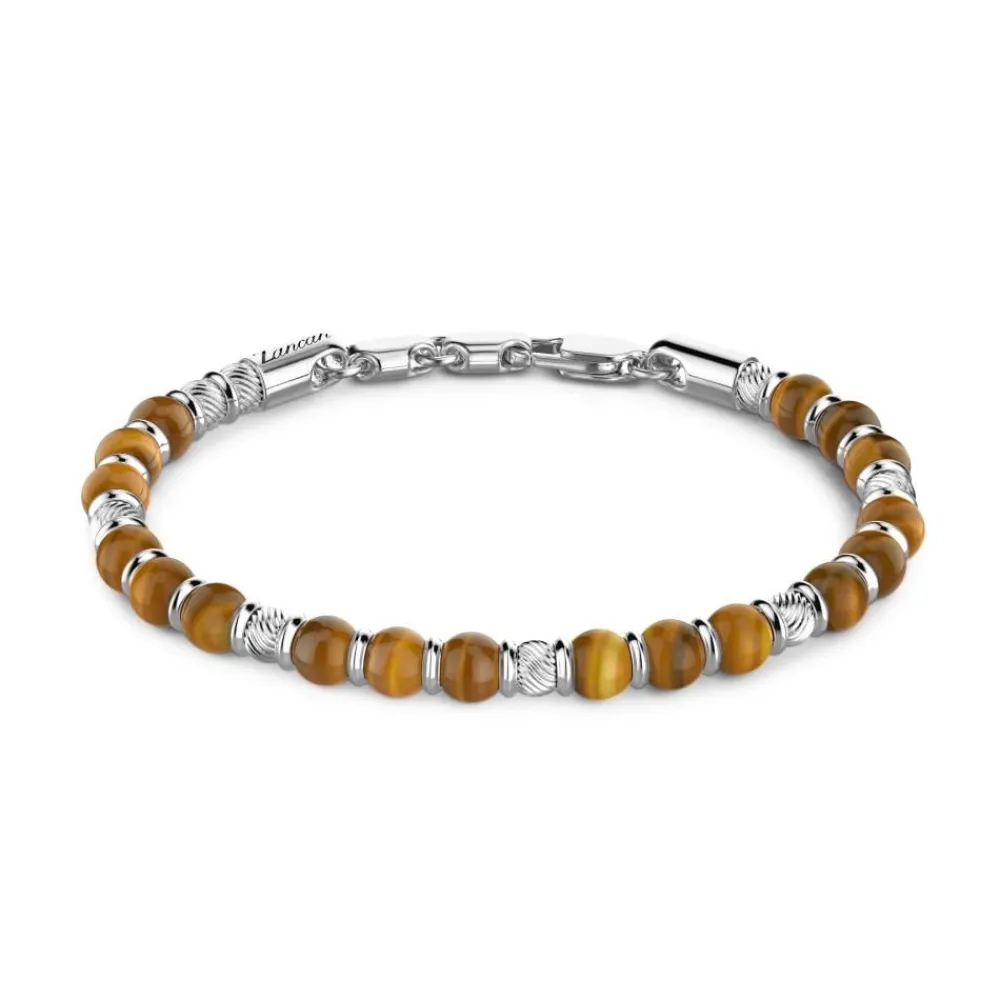 Best Zancan Soft Bracelet With Silver Beads And Hard Natural Stones. Bracelets