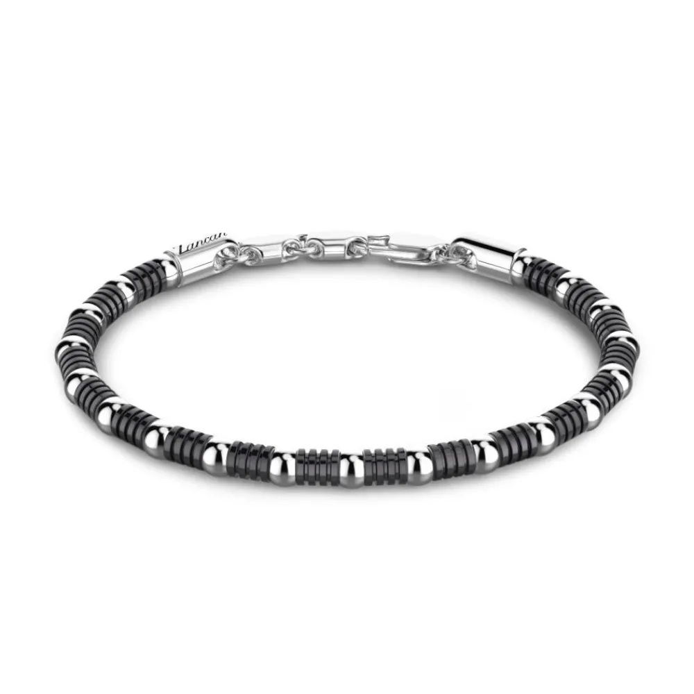 Flash Sale Zancan Soft Silver Beads And Tubular Element Bracelet. Bracelets