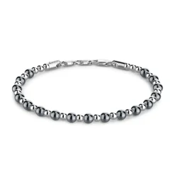 Store Zancan Soft Silver Beads Bracelet. Bracelets