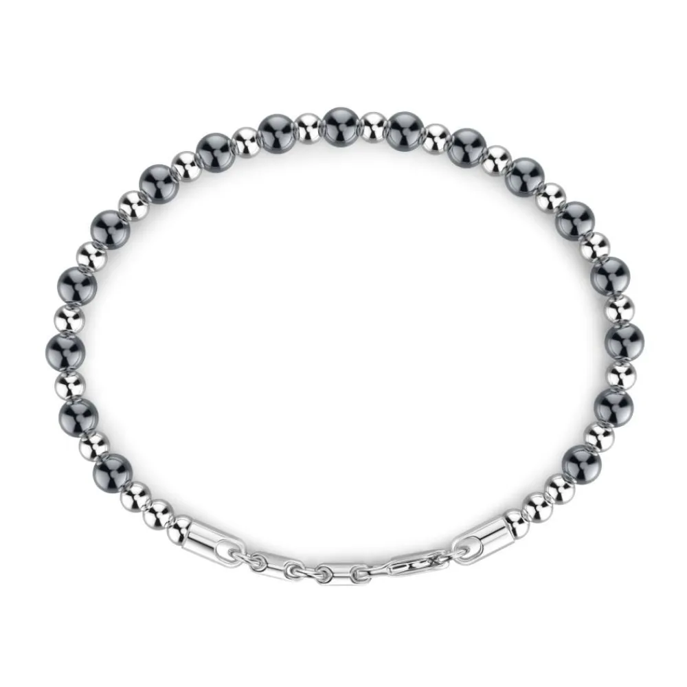 Store Zancan Soft Silver Beads Bracelet. Bracelets