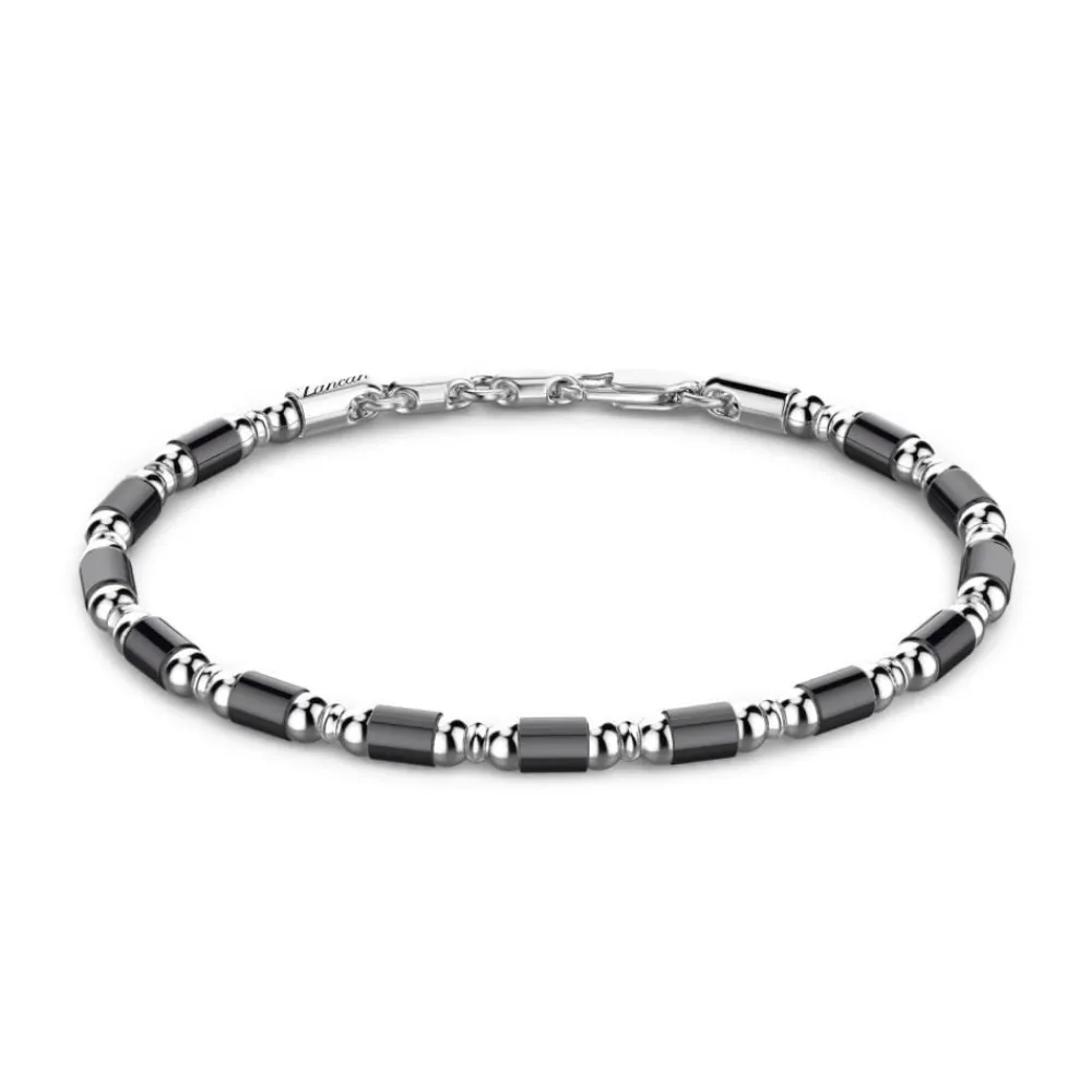 Flash Sale Zancan Soft Silver Beads And Tubular Element Bracelet. Bracelets