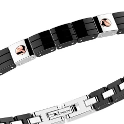Best Zancan Steel And Black Ceramic Bracelet Bracelets