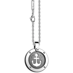 Hot Zancan Steel Necklace With Anchor. Colliers