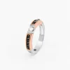 Flash Sale Zancan White And Rose Gold Ring With Diamonds. Bagues