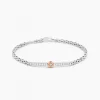 Clearance Zancan White Gold Bracelet With Diamonds. Bracelets
