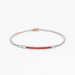 Best Zancan White Gold Bracelet With Precious Stones. Bracelets
