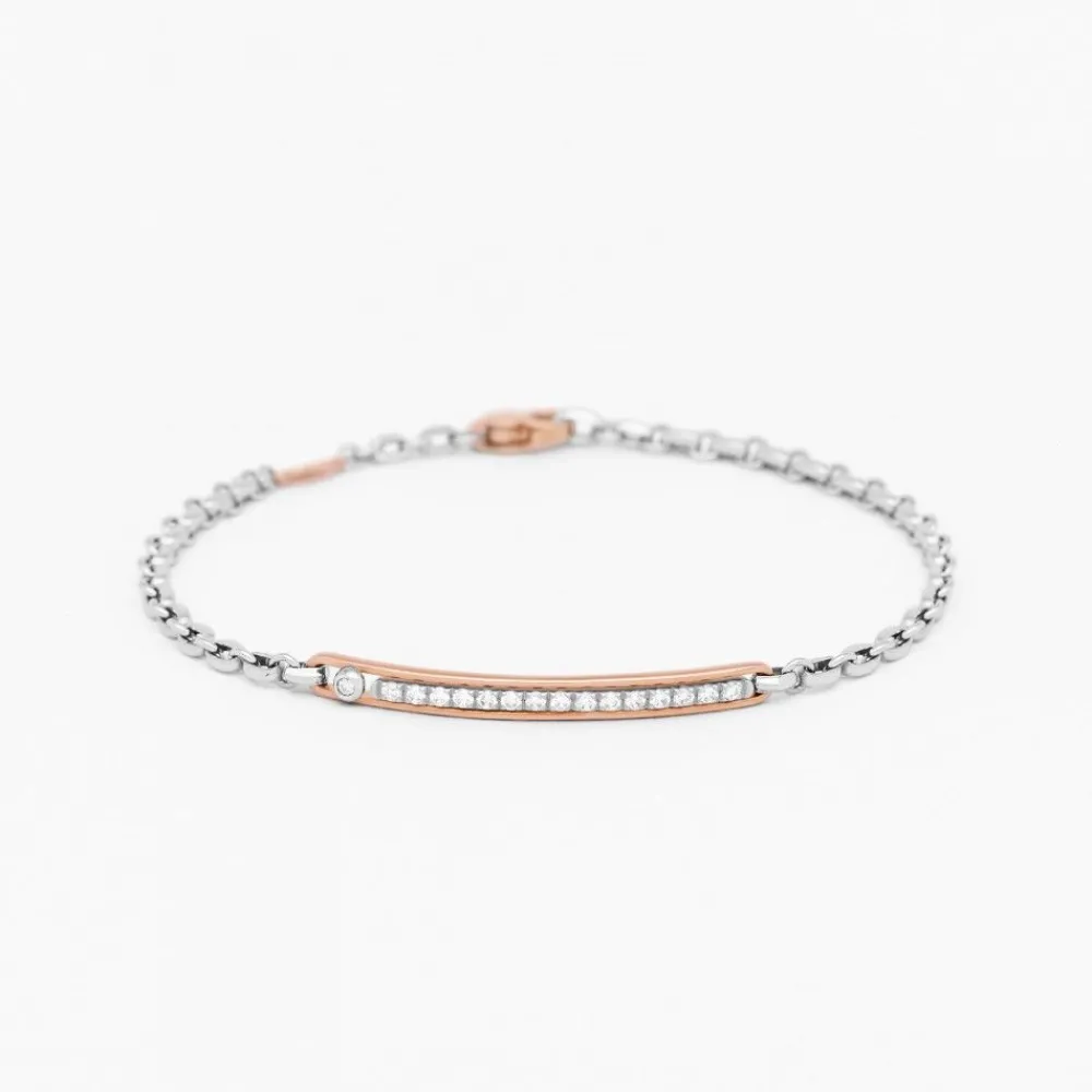 Fashion Zancan White Gold Bracelet With Diamonds. Bracelets