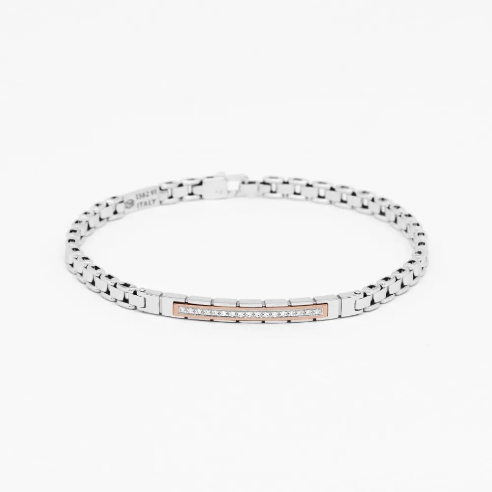 Hot Zancan White Gold Bracelet With Diamonds. Bracelets