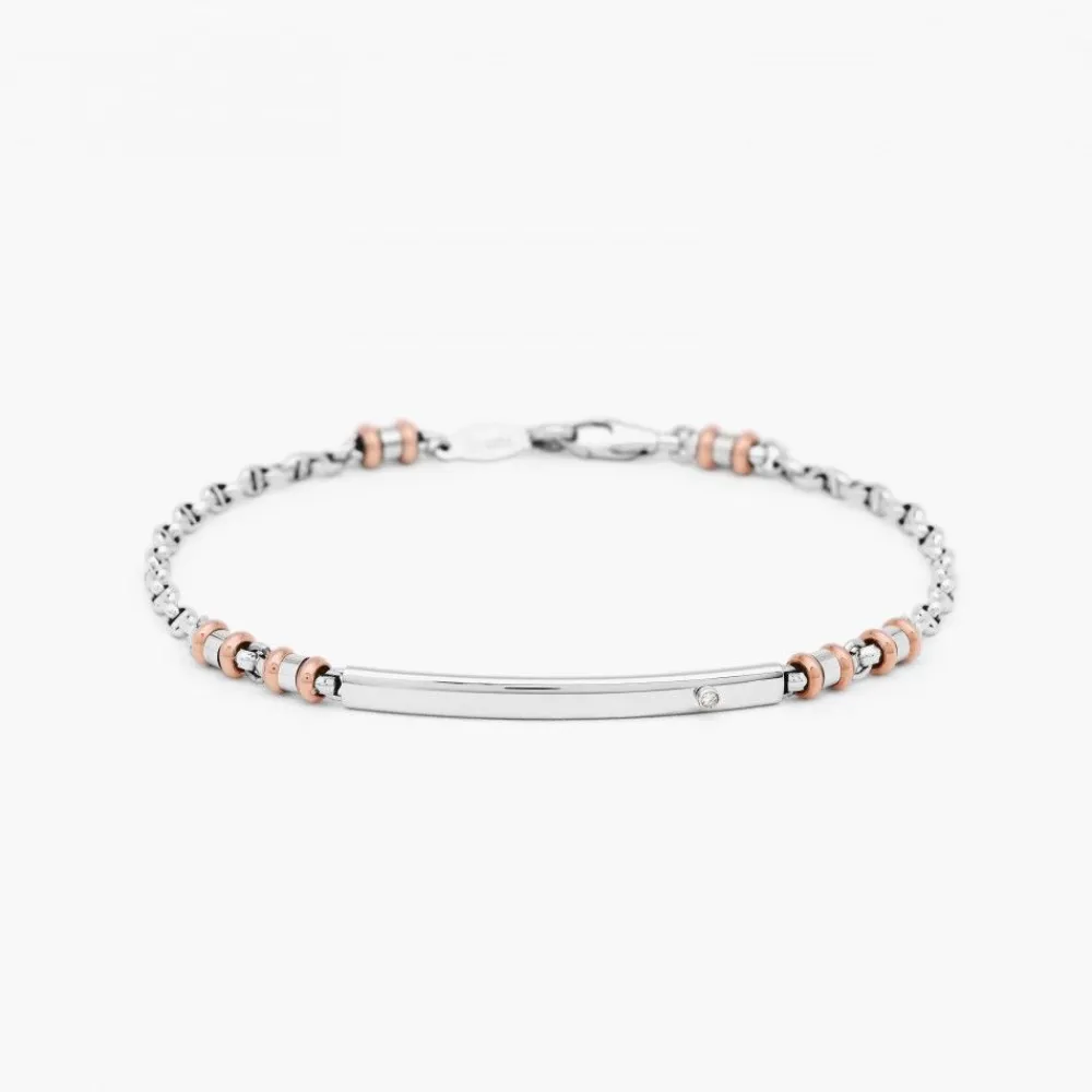 Online Zancan White Gold Bracelet With Diamond. Bracelets