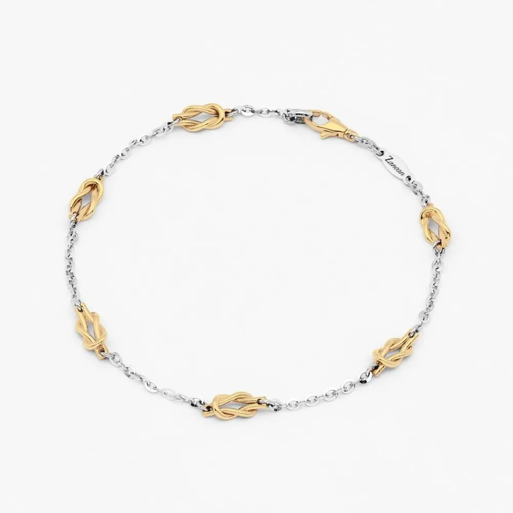 Clearance Zancan White Gold Bracelet With Nautical Knot Bracelets