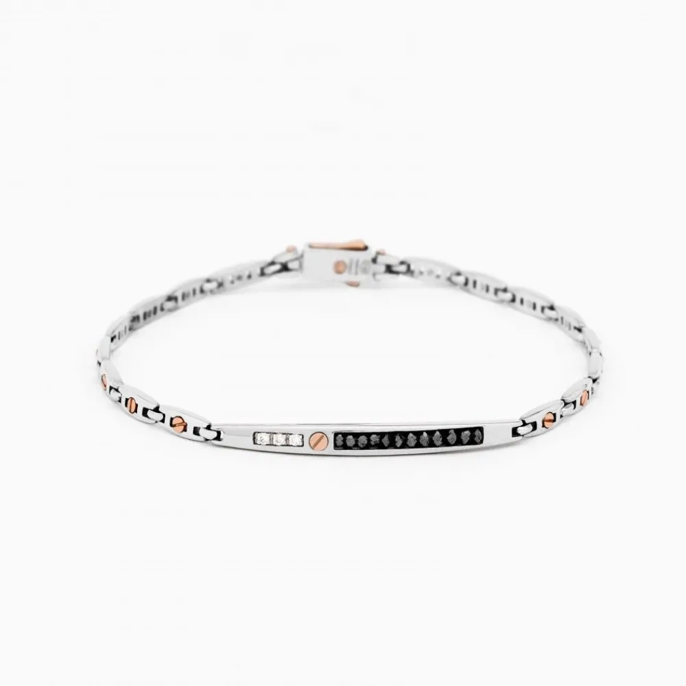 Cheap Zancan White Gold Bracelet With Diamonds. Bracelets