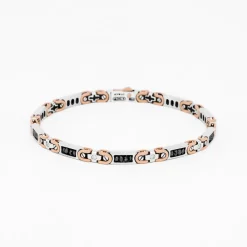 Clearance Zancan White Gold Bracelet With Diamonds. Bracelets