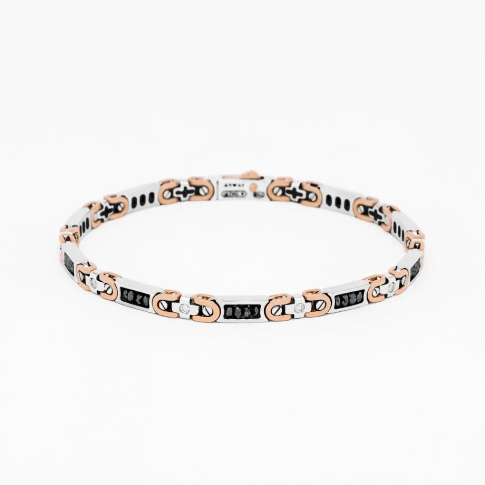 Clearance Zancan White Gold Bracelet With Diamonds. Bracelets