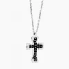 Flash Sale Zancan White Gold Necklace With Cross And Diamonds. Colliers
