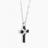 Outlet Zancan White Gold Necklace With Cross And Diamonds. Colliers