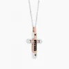 Flash Sale Zancan White Gold Necklace With Cross And Diamonds. Colliers