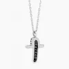 Fashion Zancan White Gold Necklace With Cross And Diamonds. Colliers