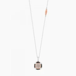 Outlet Zancan White Gold Necklace With Iconic Wind Rose. Colliers