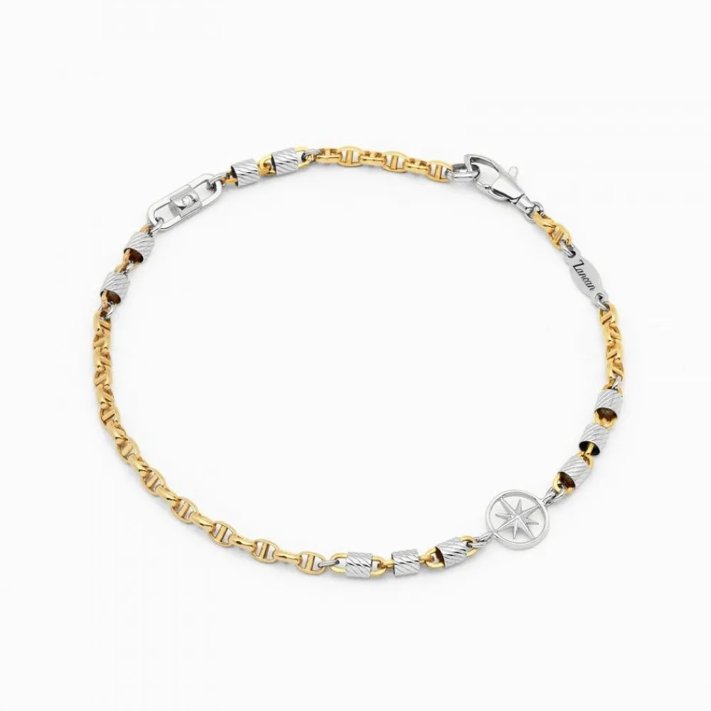 Sale Zancan Yellow Gold Bracelet With Wind Rose Bracelets